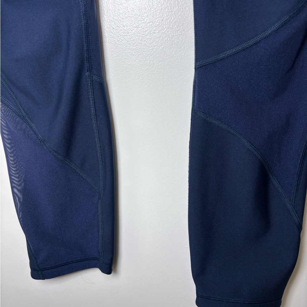 Under Armour HeatGear Compression Leggings - Deep Blue Size Large - Picture 9 of 9